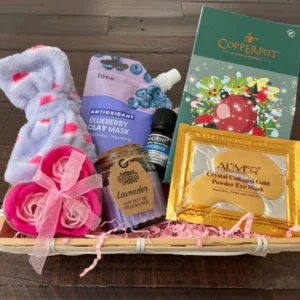 Small Festive Pamper Hamper Gift Wrapped 2