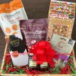 Small Christmas Vegan Fine Food Hamper - Gift Wrapped 2