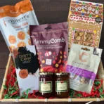 Small Christmas Vegan Fine Food Hamper - Gift Wrapped copy