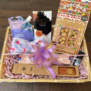 Vegan Christmas Pamper Hamper Gift Wrapped