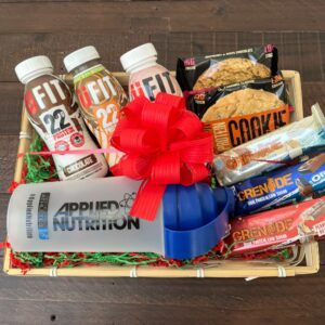 Large Christmas Powerhouse Protein Hamper Gift Wrapped