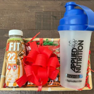 Small Christmas Powerhouse Protein Hamper Gift Wrapped